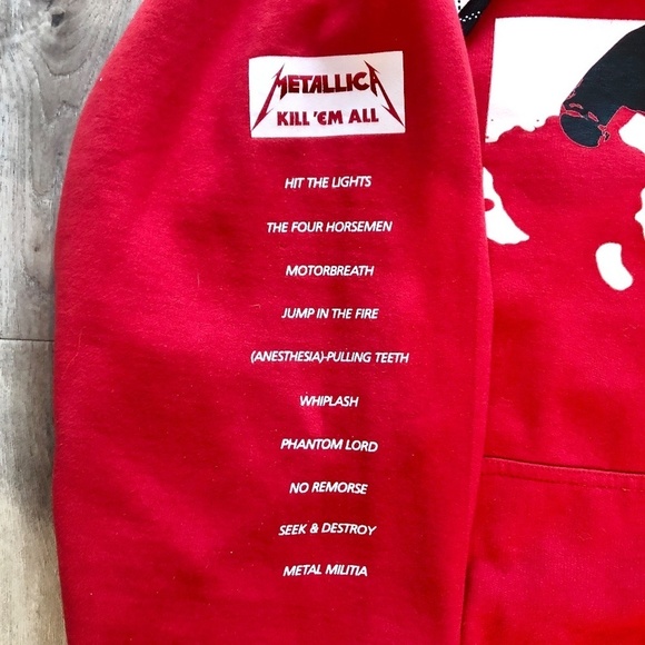 Metallica, X  Puck Hcky, Sweatshirt, Hoodie, RARE, Limited Edition, Size L - Picture 8 of 14